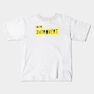 Social Introvert Kids T-Shirt